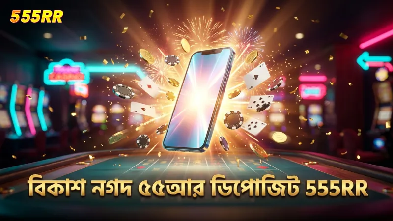 বিকাশ ও নগদ পেমেন্টে ৫৫৫আরআর ডিপোজিট শুরু করুন সহজে