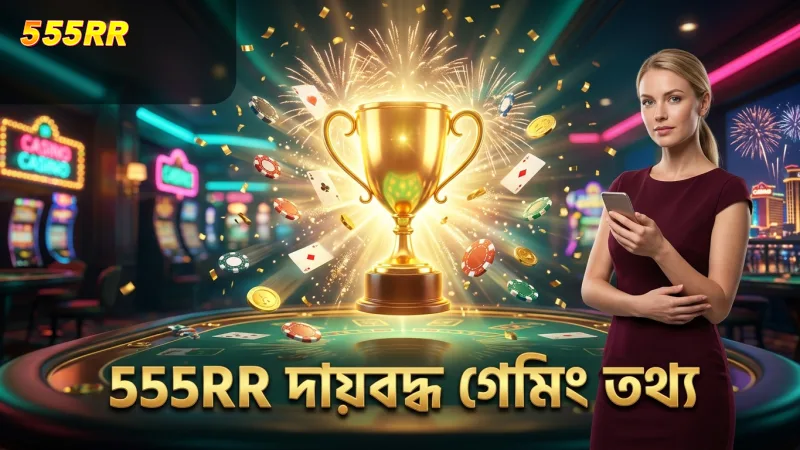 দায়বদ্ধ গেমিং নিশ্চিত করতে 555RR সতর্কতামূলক তথ্য প্রদান করে।