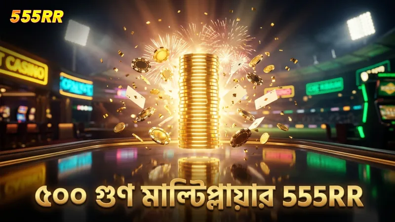 ৫০০ গুণ মাল্টিপ্লায়ার ফিচার নিয়ে 555RR এ খেলা সহজ করুন