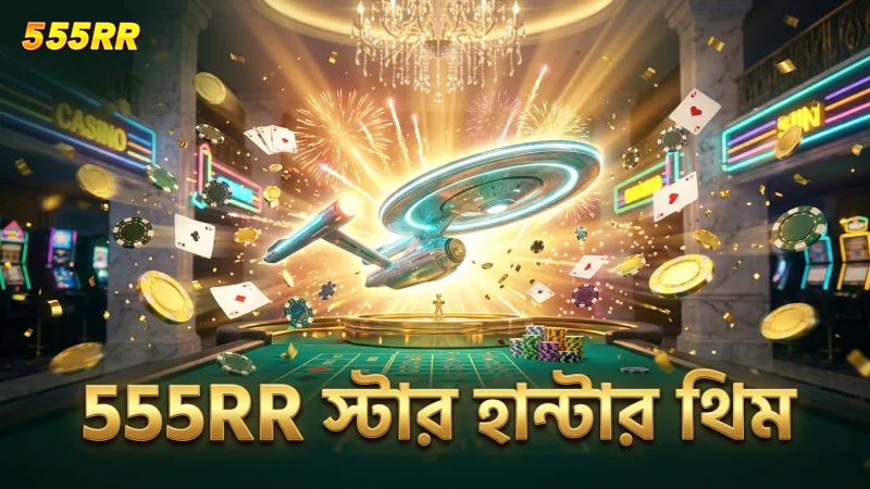 555RR এর মাধ্যমে স্টার হান্টার গেমের মূল থিম বোঝা সহজ।