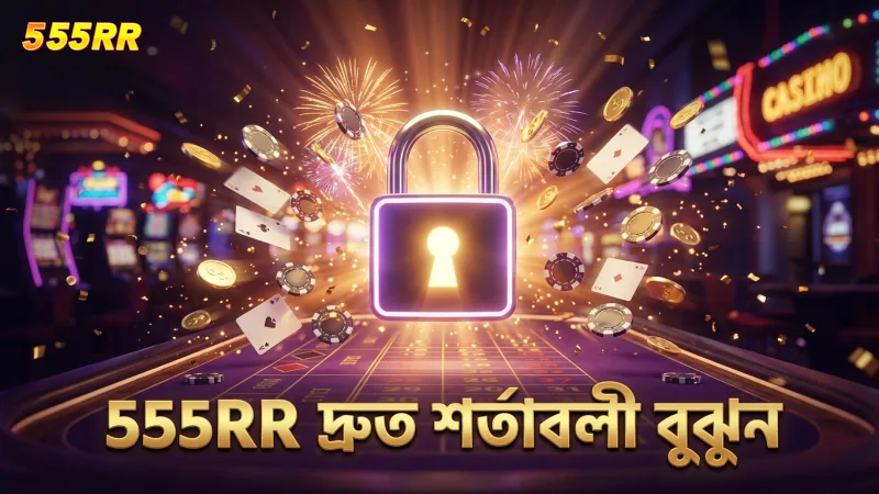 555RR এ দ্রুত শর্তাবলী বুঝে খেলায় ঝুঁকি কমান।